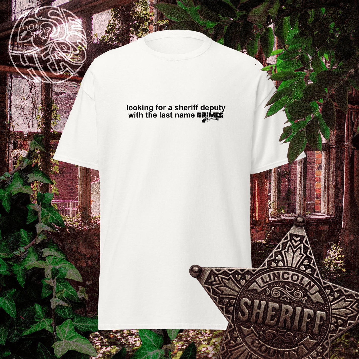 "A Deputy Named Grimes" Slogan T-Shirt - Rick Grimes TWD
