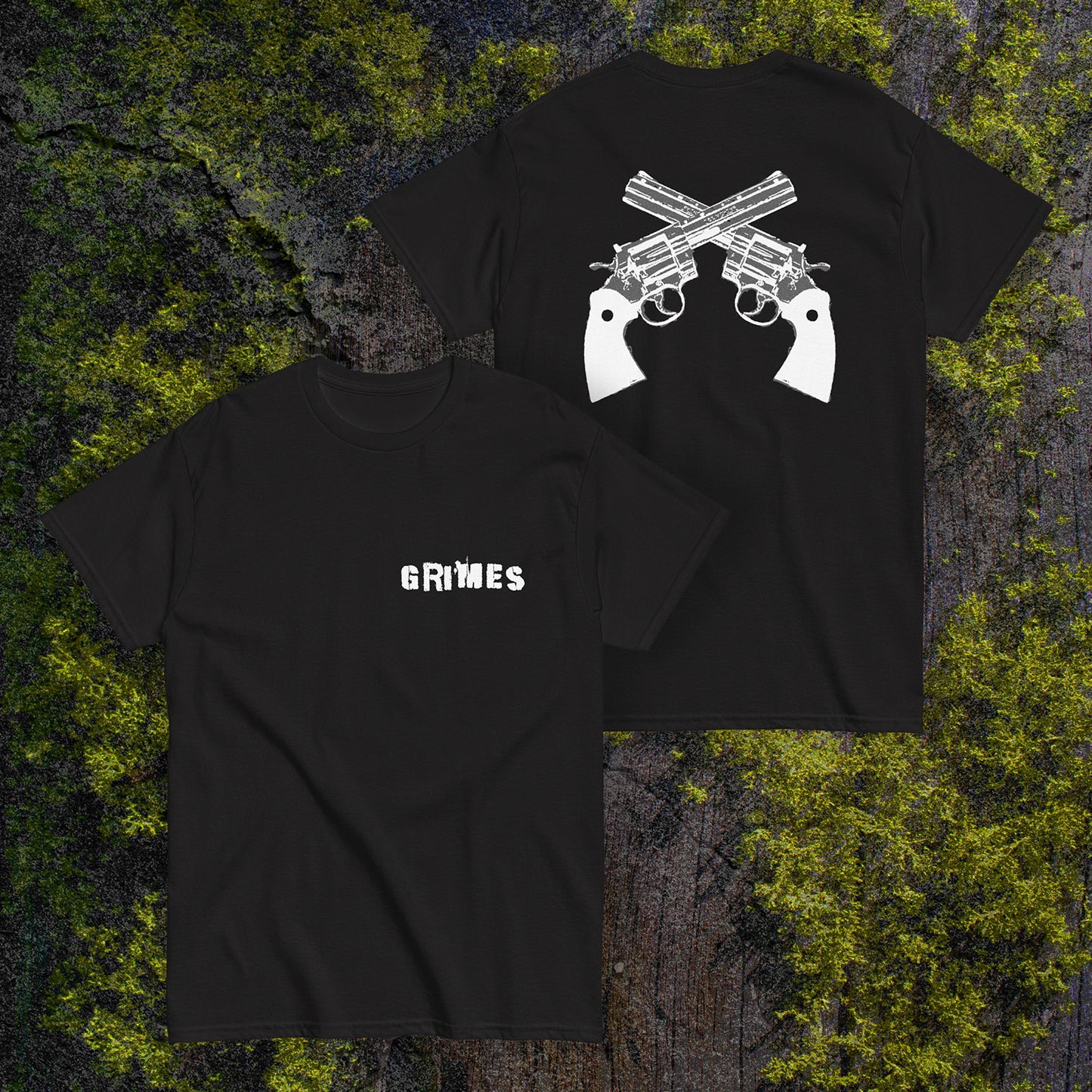 Rick Grimes Gun + Name T-Shirt - Rick Grimes TWD