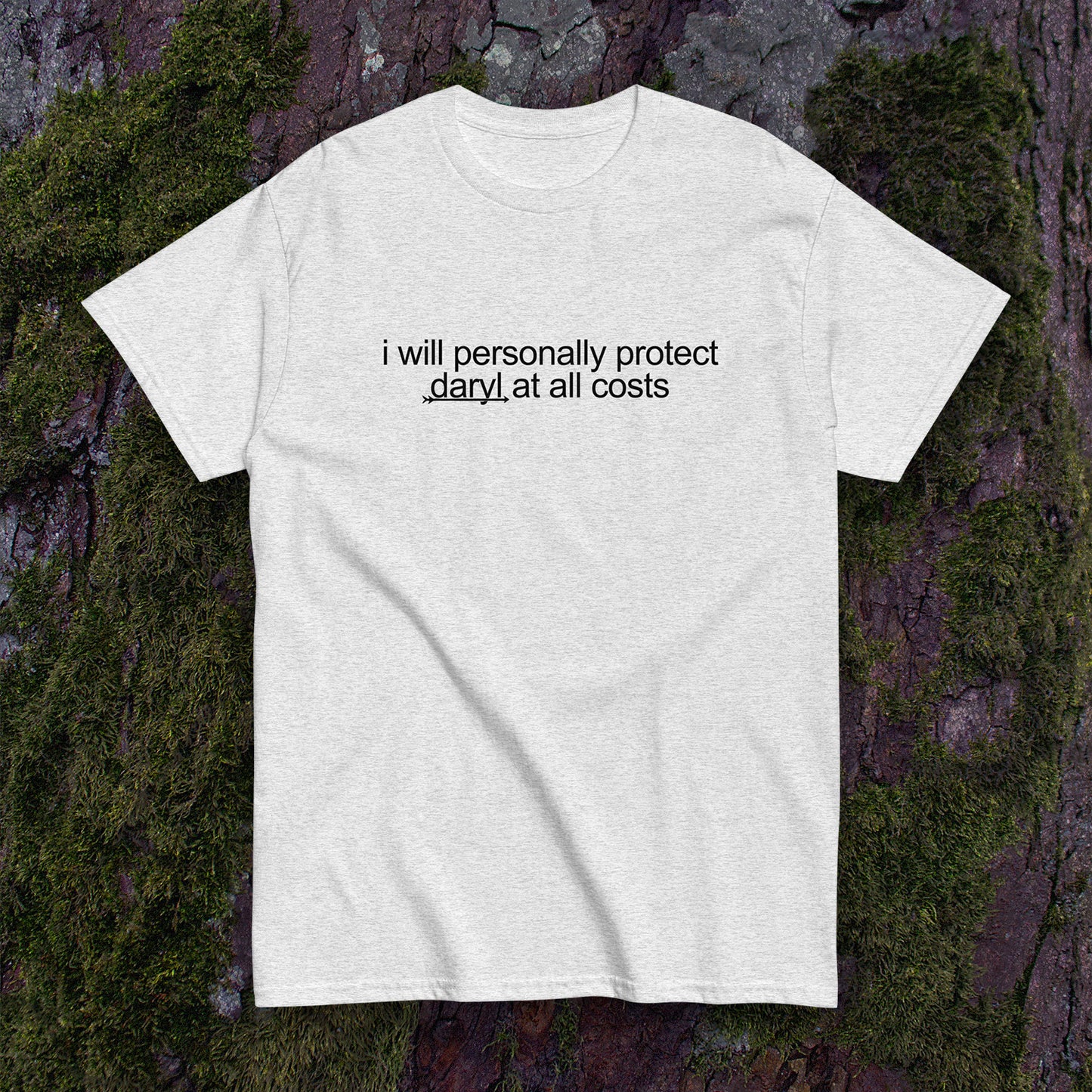 "I Will Personally Protect Daryl Dixon" Slogan T-Shirt - Daryl Dixon TWD