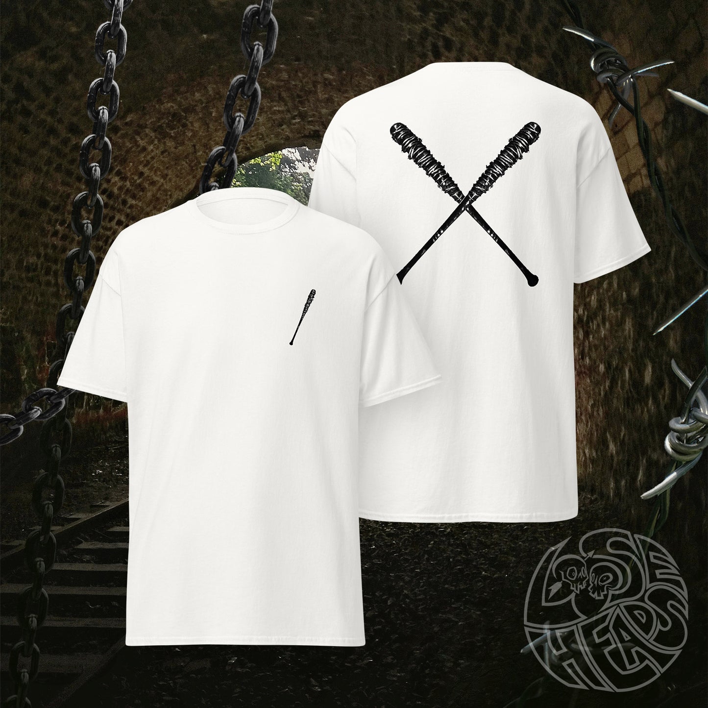 Negan Lucille T-Shirt (Double Print) - Negan Smith TWD