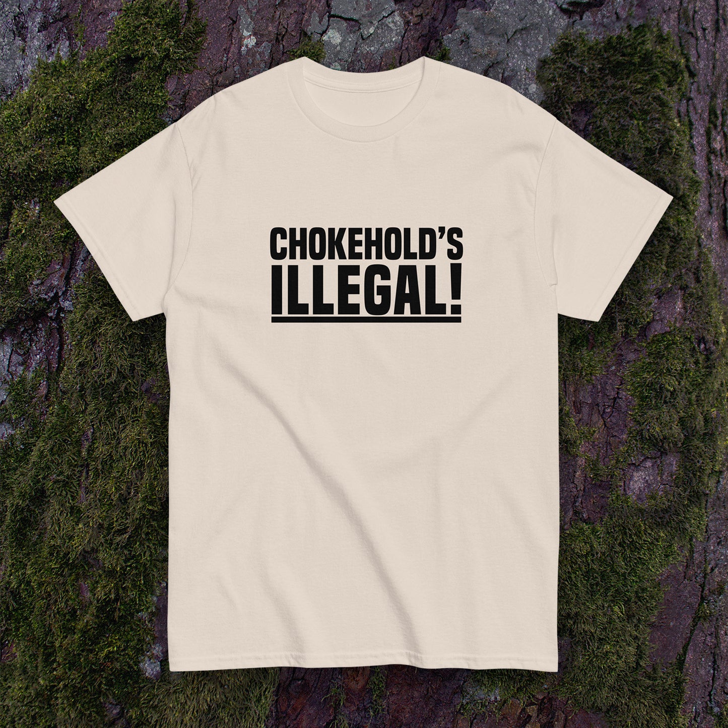 “Chokehold’s Illegal!” Slogan T-Shirt - Daryl Dixon TWD