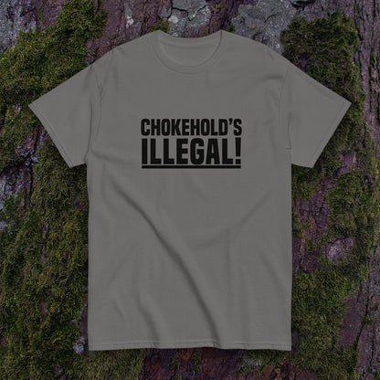 “Chokehold’s Illegal!” Slogan T-Shirt - Daryl Dixon TWD