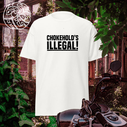 “Chokehold’s Illegal!” Slogan T-Shirt - Daryl Dixon TWD