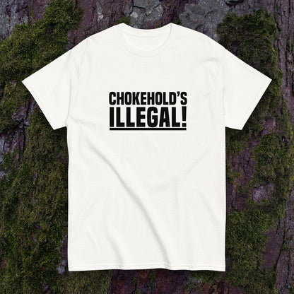 “Chokehold’s Illegal!” Slogan T-Shirt - Daryl Dixon TWD