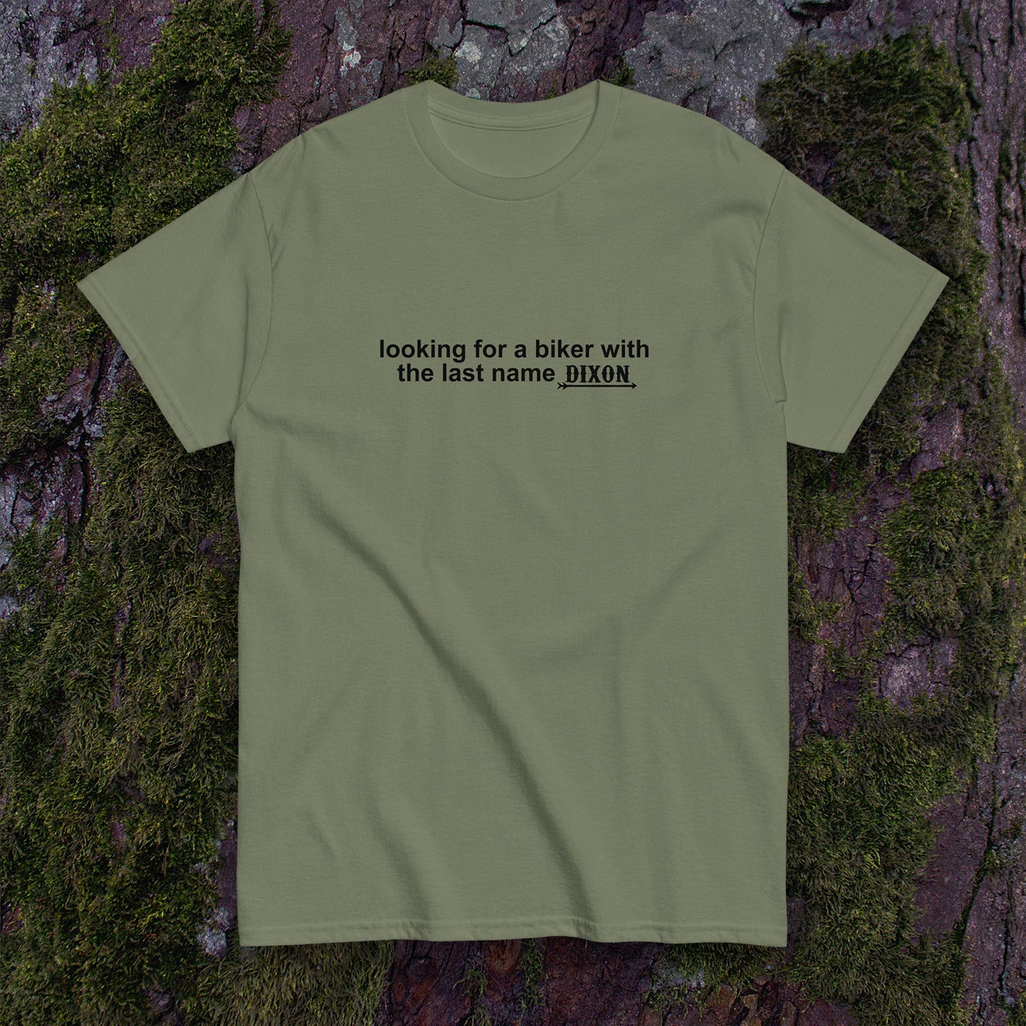 "A Biker Named Dixon" Slogan T-Shirt - Daryl Dixon TWD