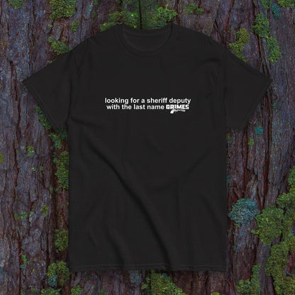"A Deputy Named Grimes" Slogan T-Shirt - Dark - Rick Grimes TWD
