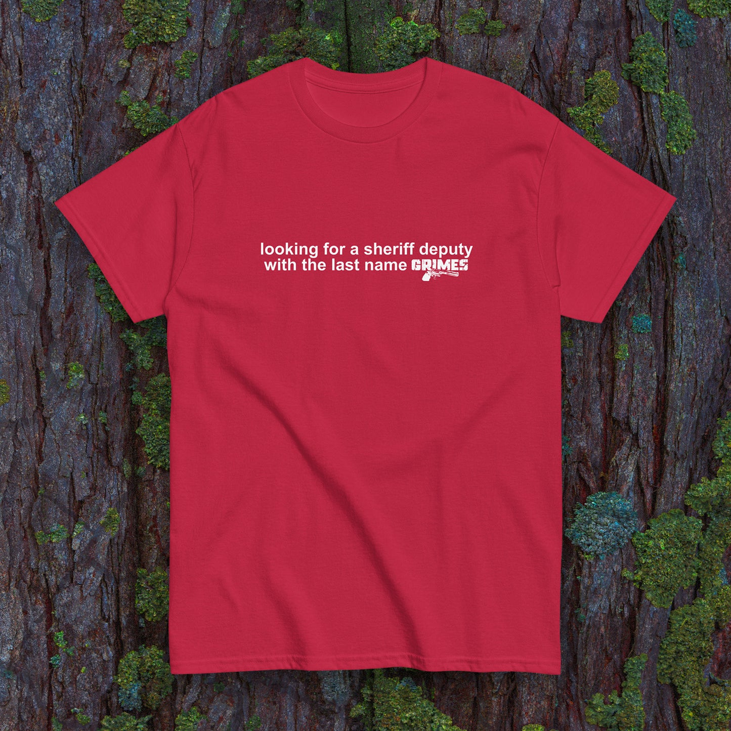 "A Deputy Named Grimes" Slogan T-Shirt - Dark - Rick Grimes TWD