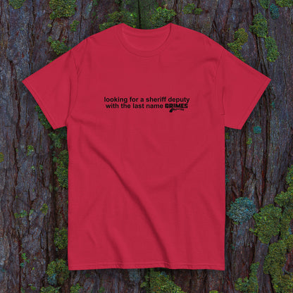 "A Deputy Named Grimes" Slogan T-Shirt - Rick Grimes TWD