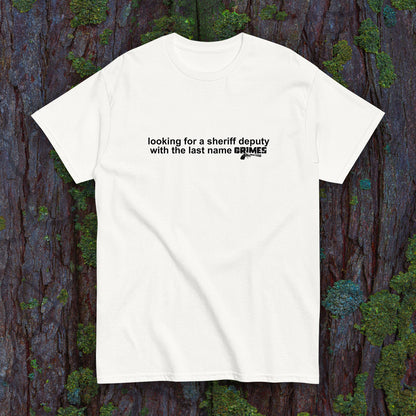 "A Deputy Named Grimes" Slogan T-Shirt - Rick Grimes TWD