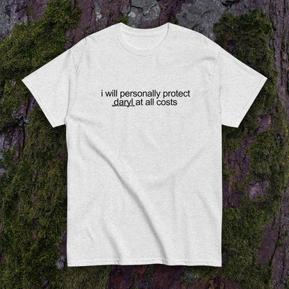 "I Will Personally Protect Daryl Dixon" Slogan T-Shirt - Daryl Dixon TWD