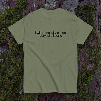 "I Will Personally Protect Daryl Dixon" Slogan T-Shirt - Daryl Dixon TWD