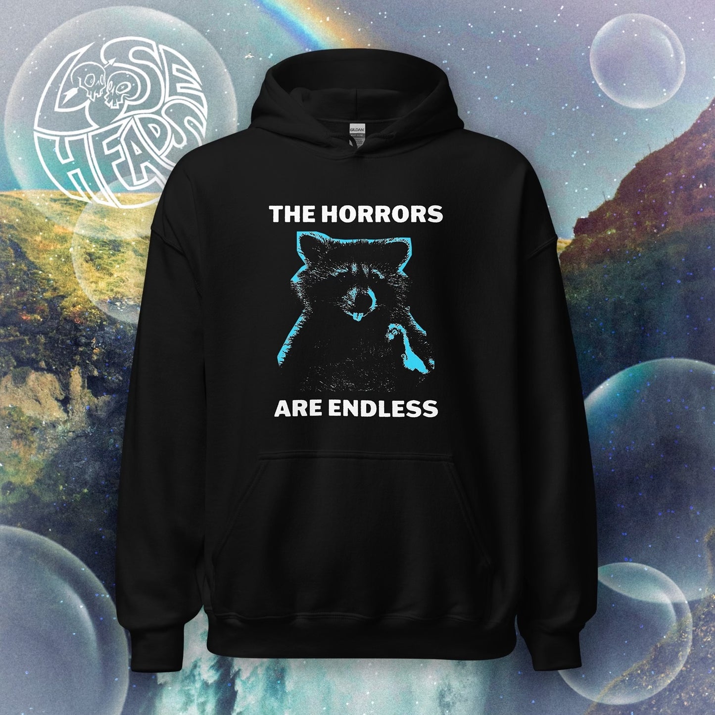 The Horrors Are Endless - Animal Slogan Hoodie