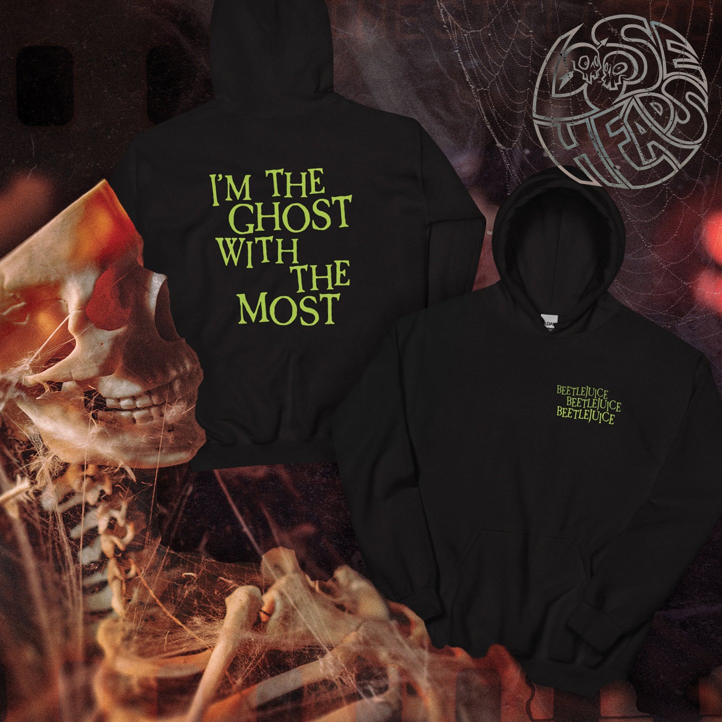 "Ghost With The Most" Hoodie - Beetlejuice
