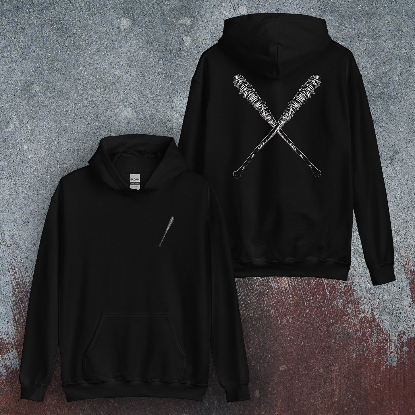 Negan Lucille Hoodie (Double Print) - Negan Smith TWD