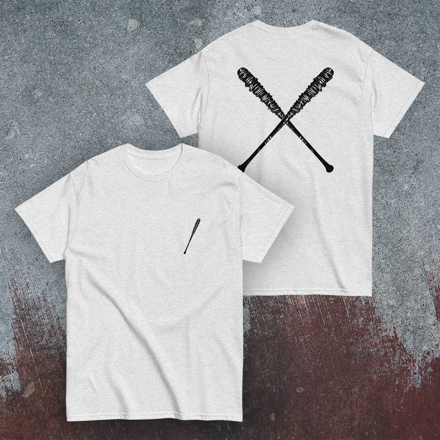 Negan Lucille T-Shirt (Double Print) - Negan Smith TWD